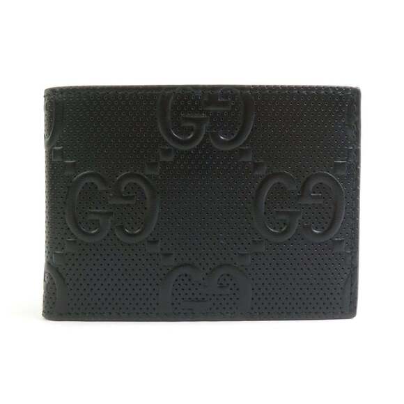 Gucci Men's Black Leather Wallet 625559 r10684a